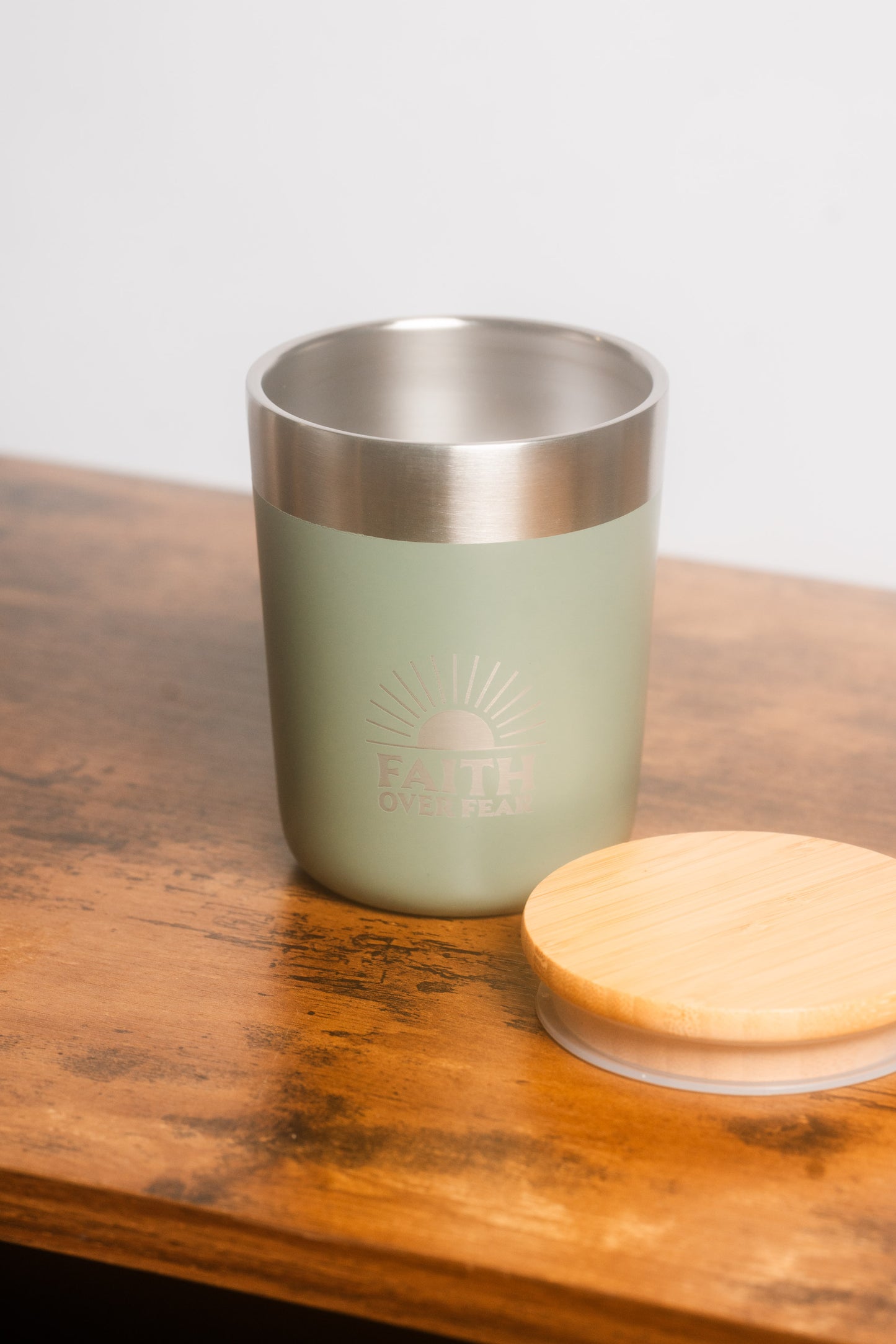 Faith Over Fear – Thermobecher