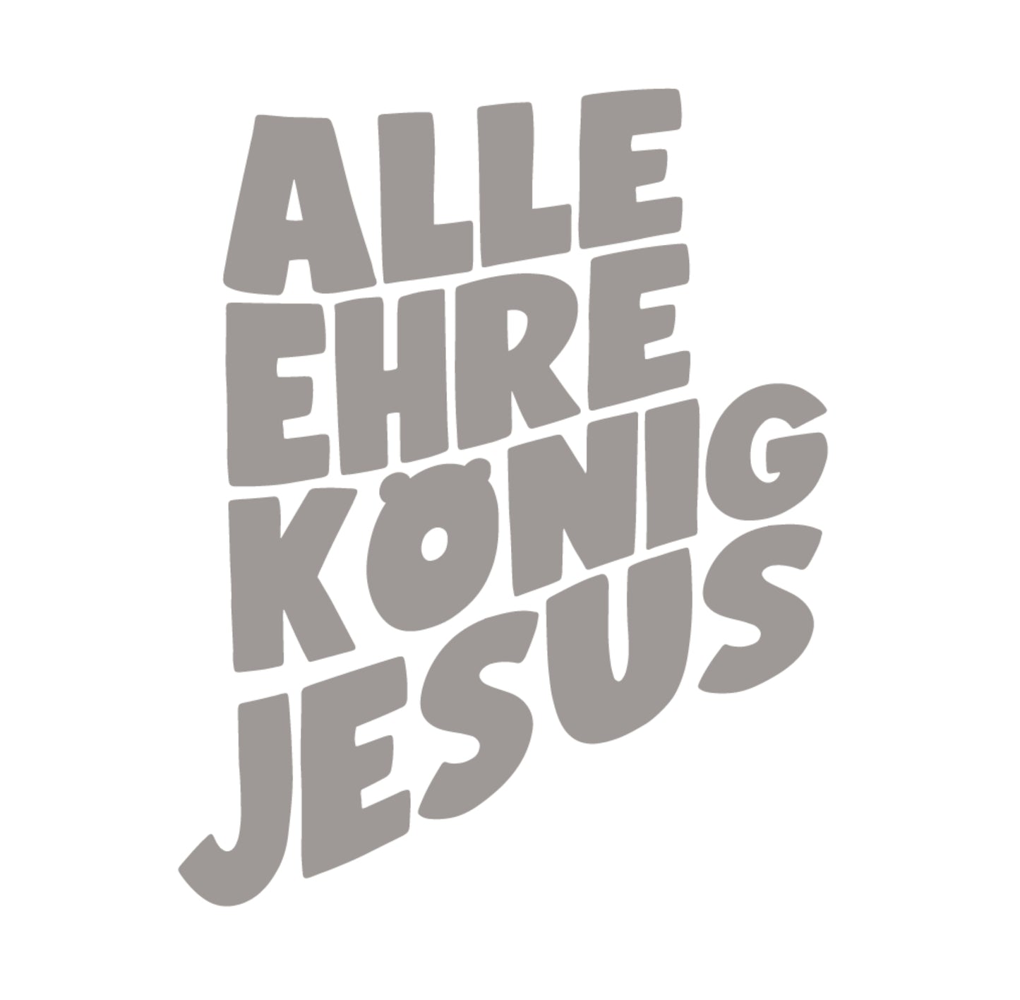 ALLE EHRE KÖNIG JESUS - TASSE