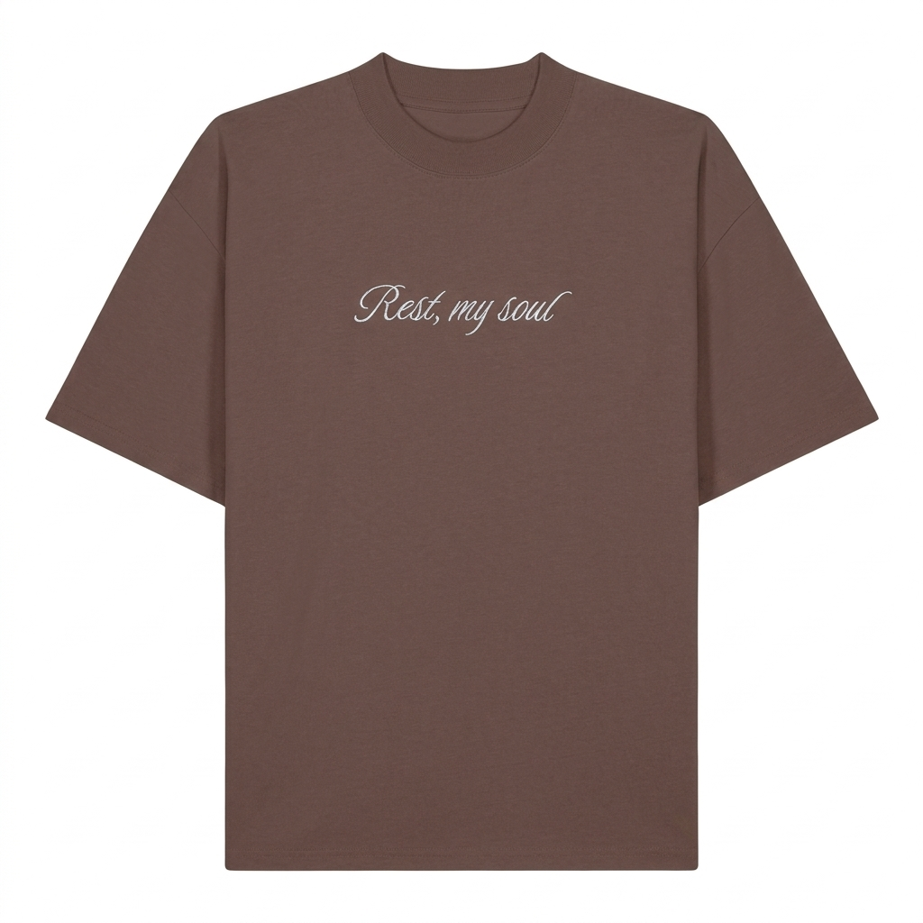 REST, MY SOUL - Oversized Shirt