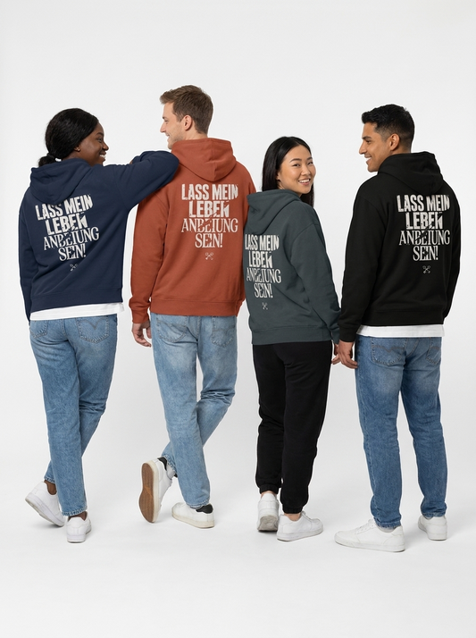 ANBETUNG HELLER PRINT - Hoodie Regular