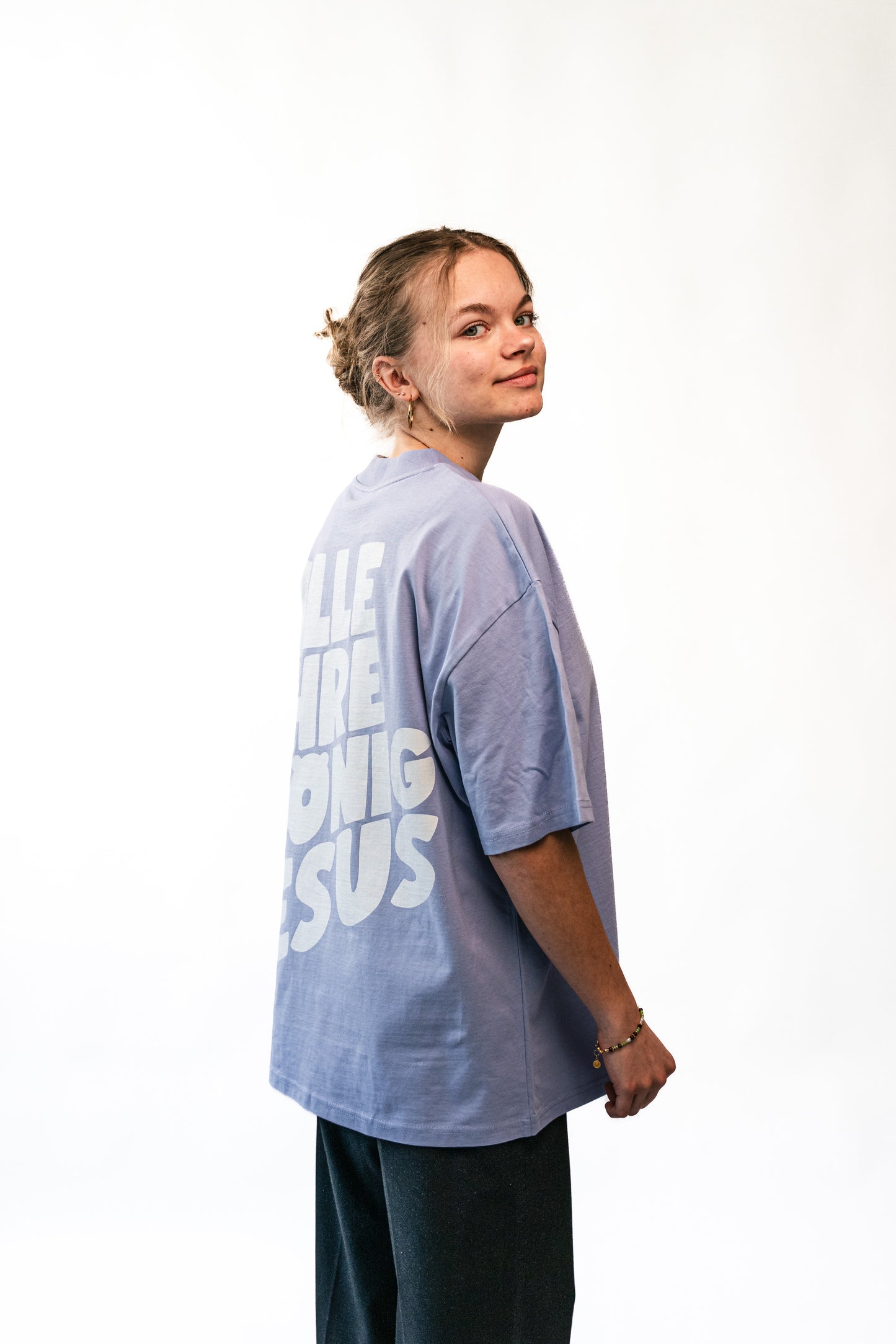 ALLE EHRE KÖNIG JESUS - Oversized Shirt