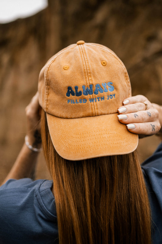 Vintage Cap "Always Filled With Joy"