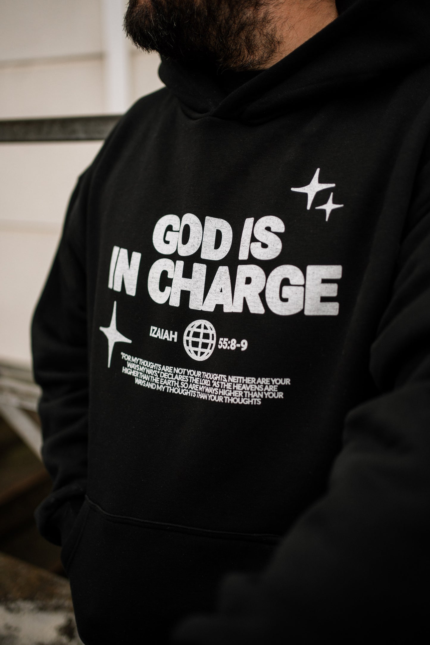 God is in Charge - Oversized Hoodie