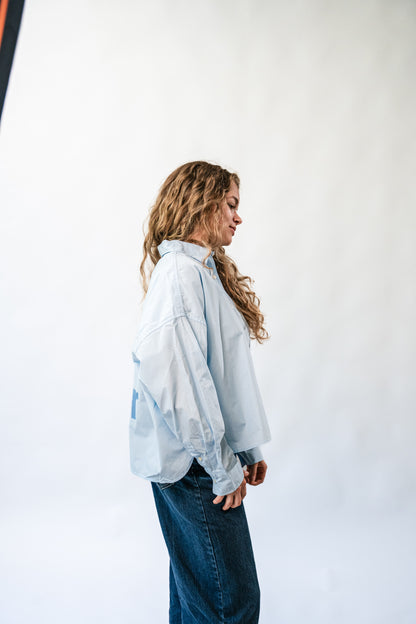 WALK ON WATER - Boxy Damen Hemd