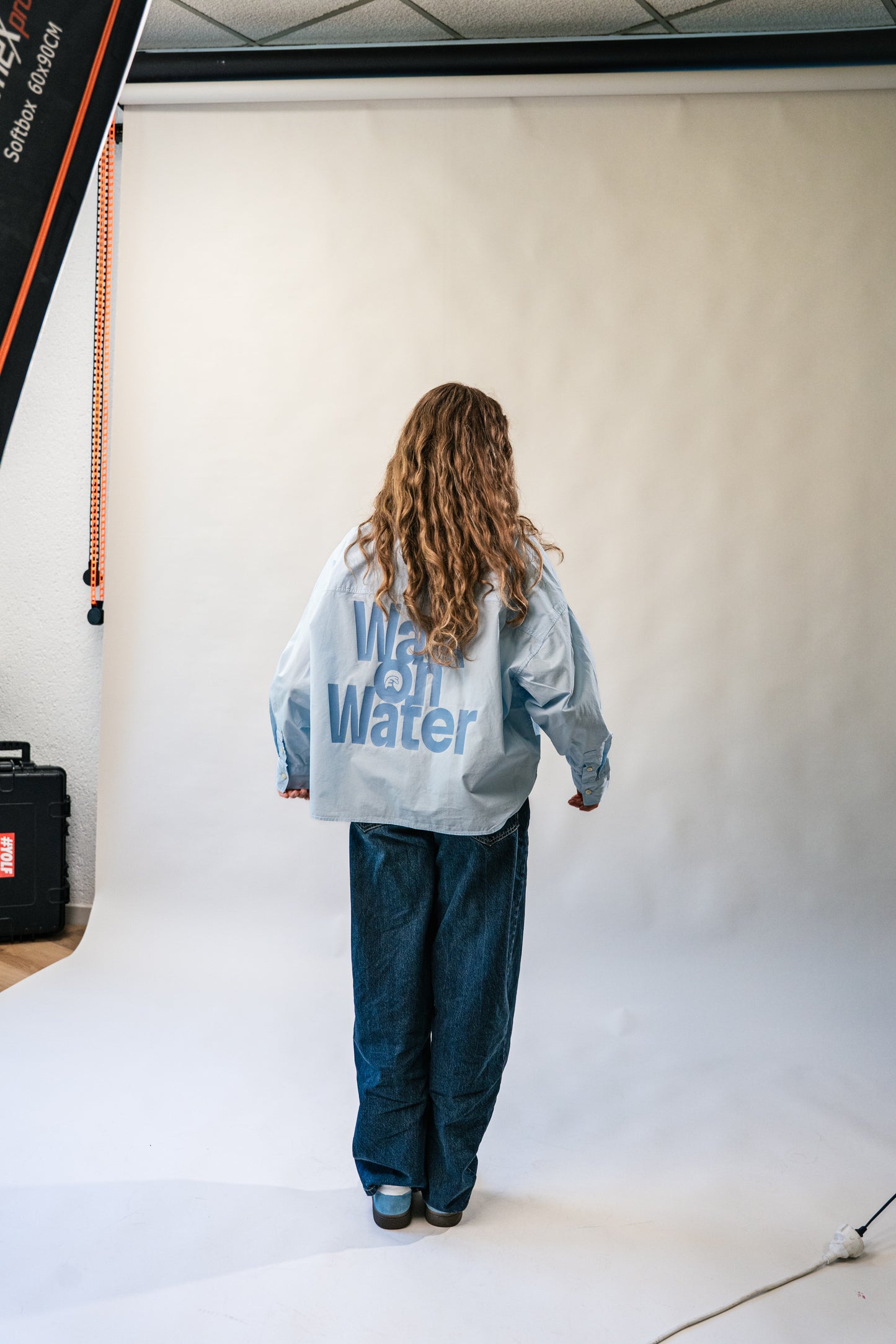 WALK ON WATER - Boxy Damen Hemd