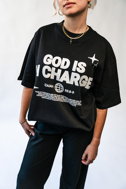 GOD IS IN CHARGE - Oversized Shirt