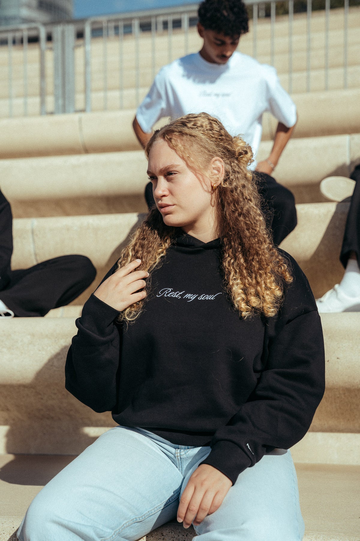 REST, MY SOUL - Oversized boxy Hoodie