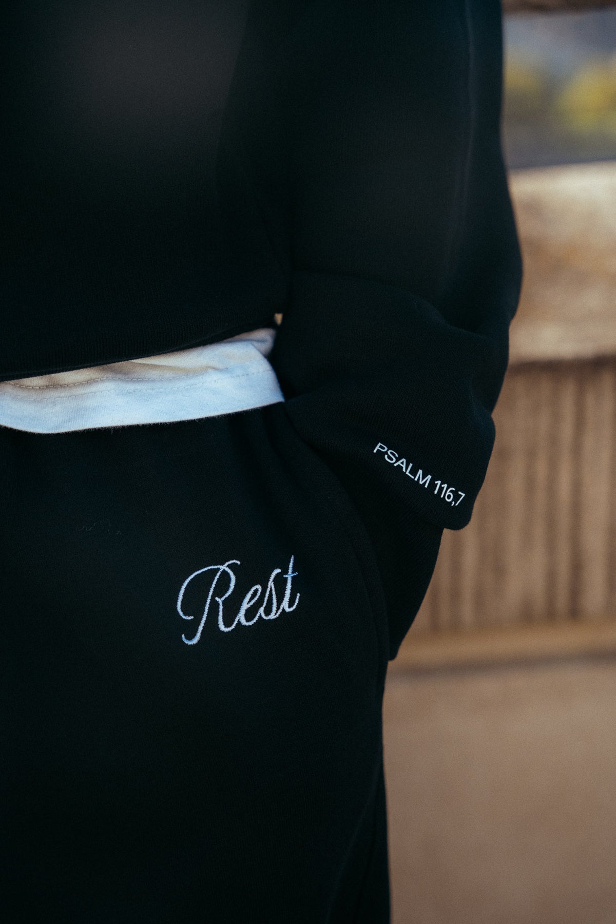 REST, MY SOUL - Oversized boxy Hoodie