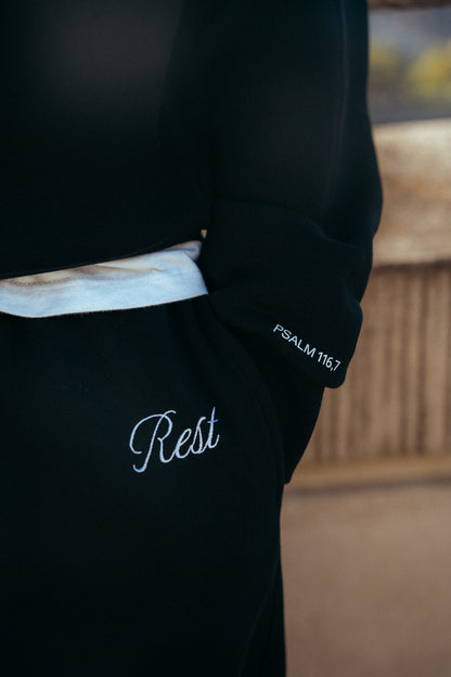 REST, MY SOUL - Oversized boxy Hoodie