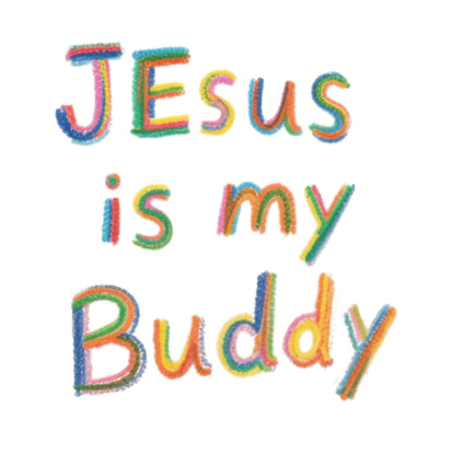 JESUS IS MY BUDDY - Socken