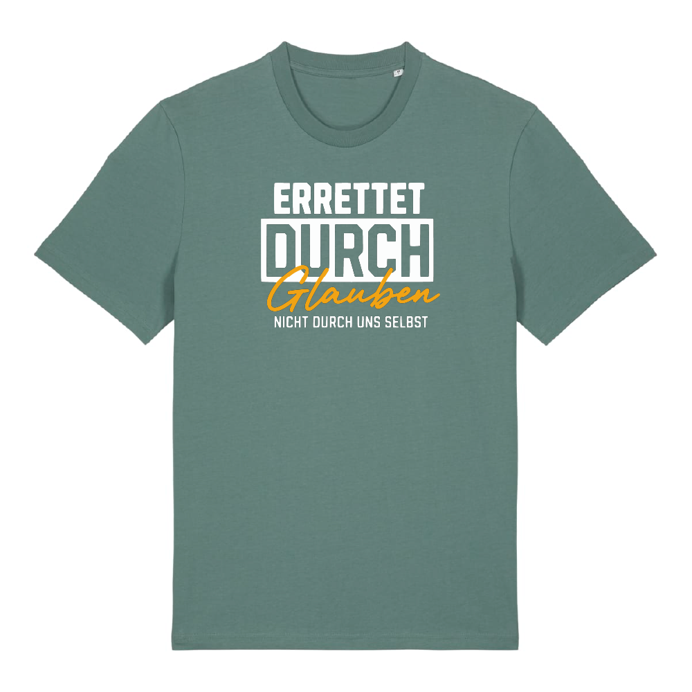 ERRETTET DURCH GLAUBEN – Regular Shirt