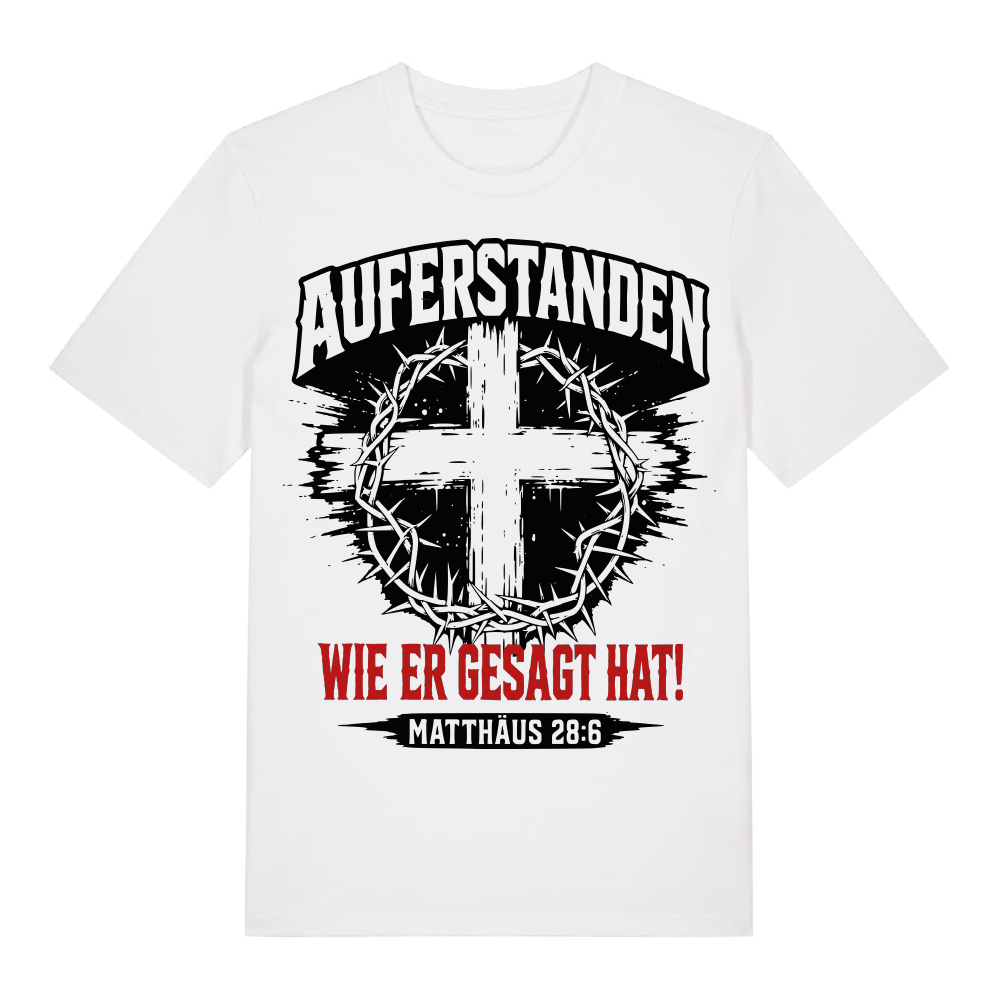 AUFERSTANDEN weiß – Regular Shirt