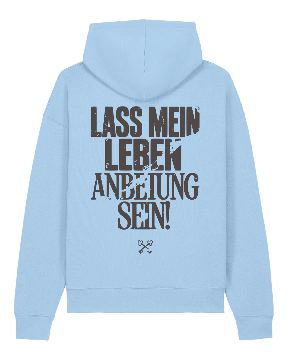 ANBETUNG DUNKLER PRINT - Hoodie Regular