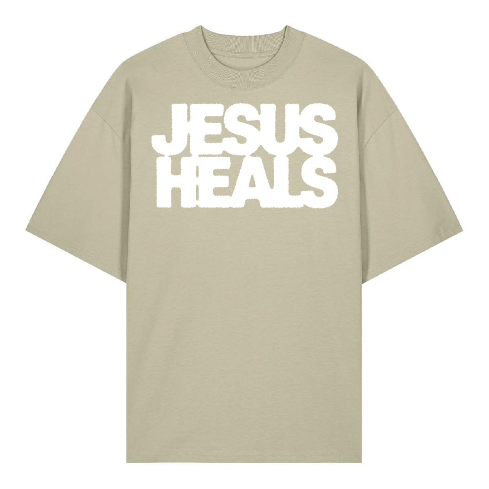 JESUS HEALS  - Oversized Shirt