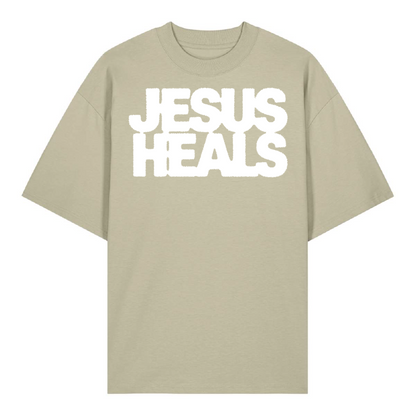 JESUS HEALS  - Oversized Shirt