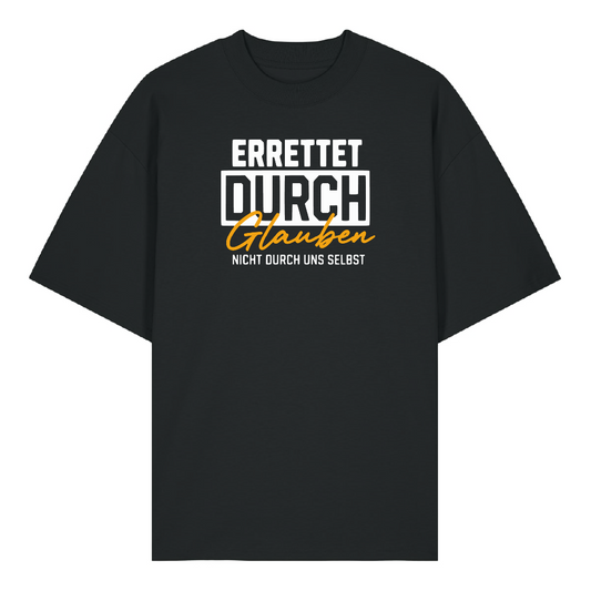 ERRETTET DURCH GLAUBEN - Oversized Shirt