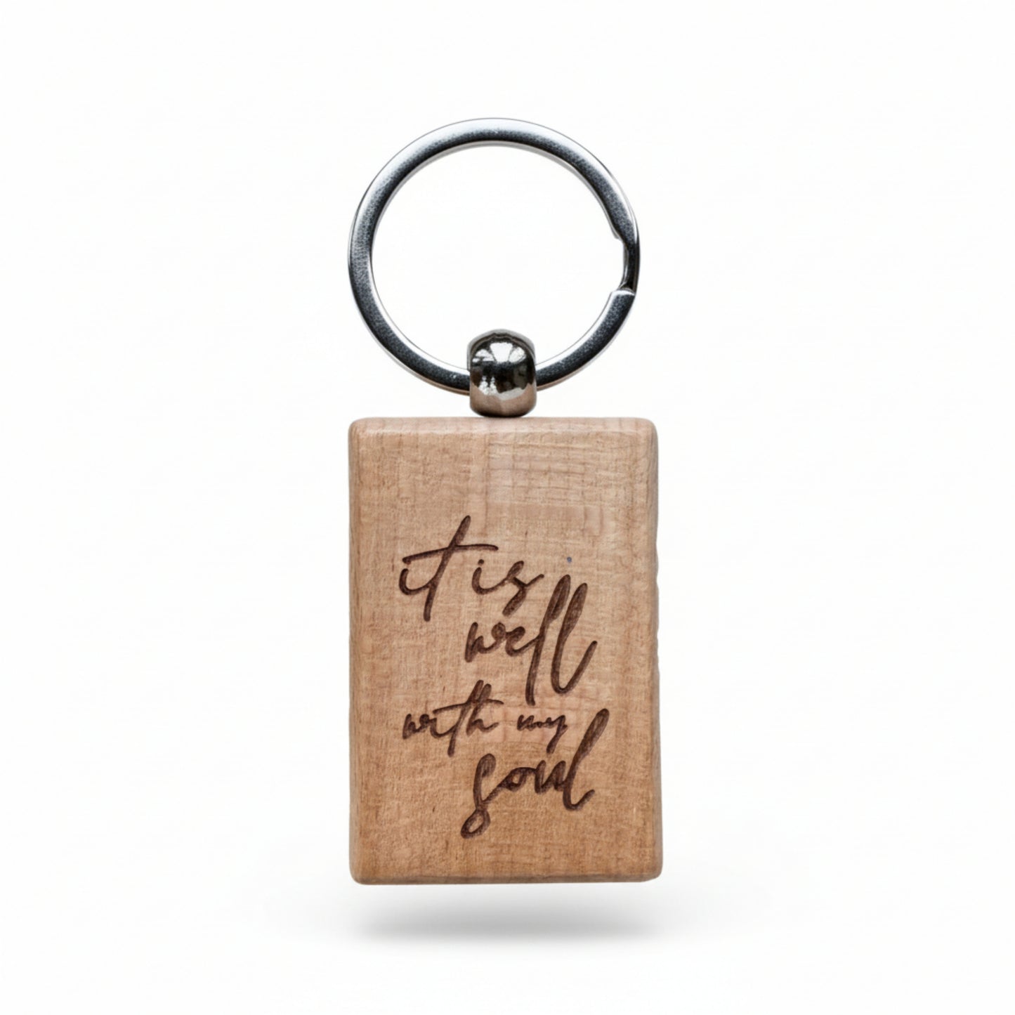 IT IS WELL WITH MY SOUL - Holzschlüsselanhänger