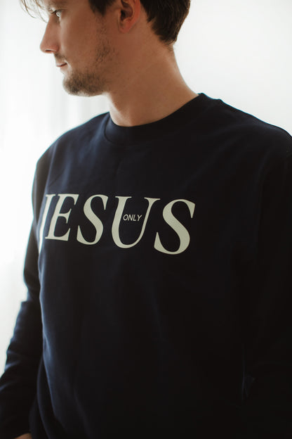 Only Jesus - Sweater FRENCH NAVY