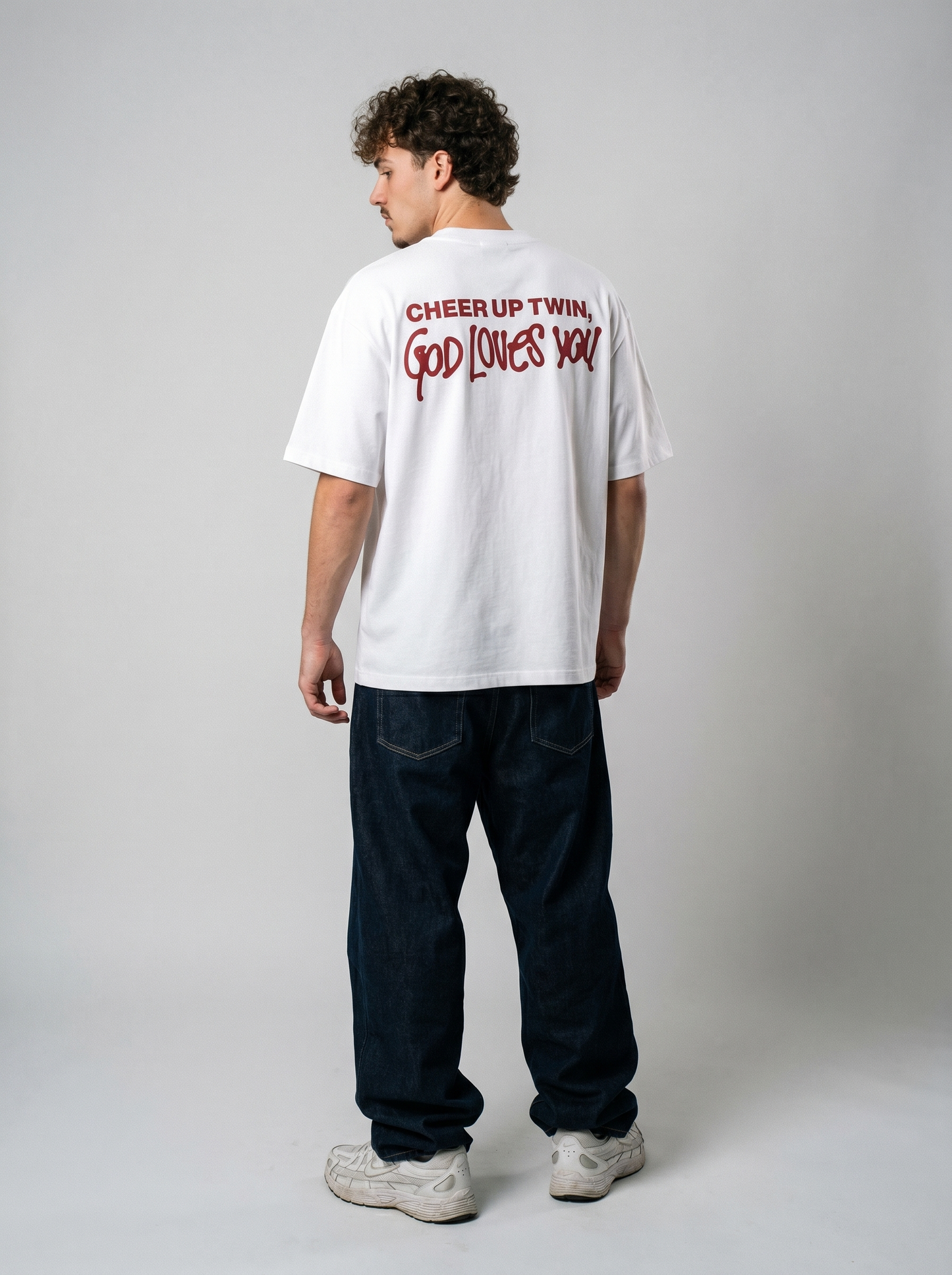 CHEER UP TWIN - Oversized Shirt