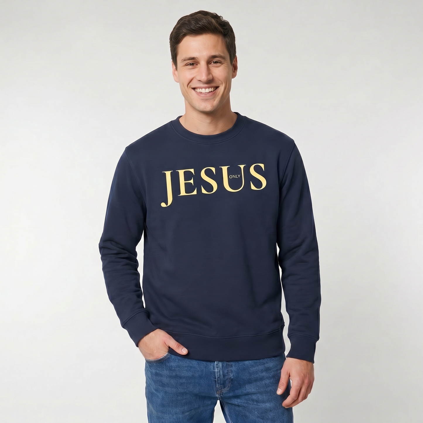 Only Jesus - Sweater NAVY
