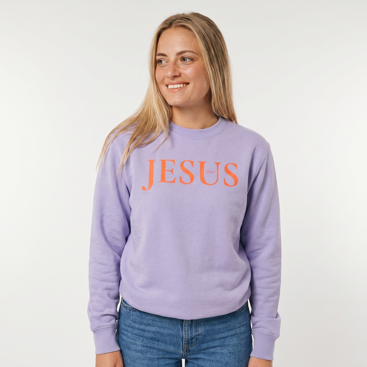 Only Jesus - Sweater LAVENDEL