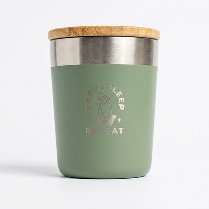 PRAY SLEEP REPEAT – Thermobecher