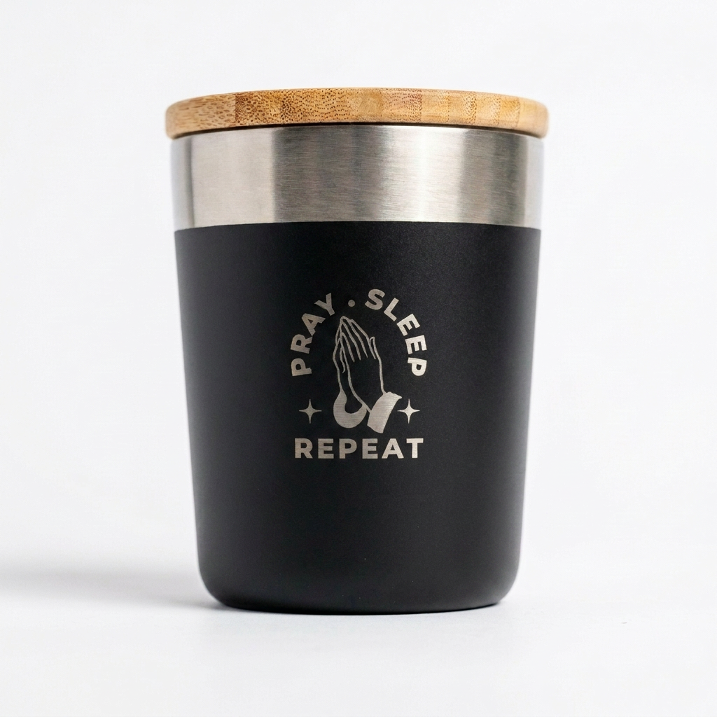 PRAY SLEEP REPEAT – Thermobecher