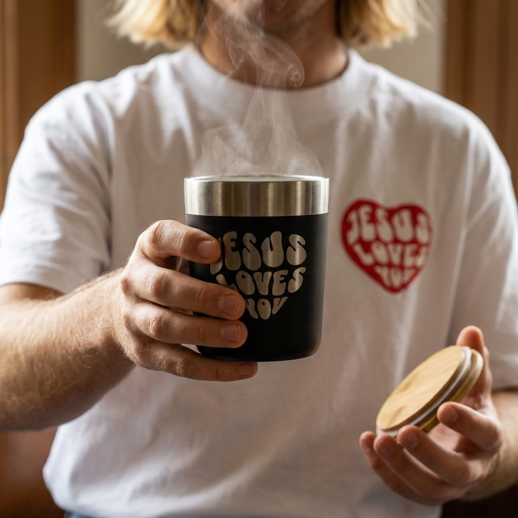 JESUS LOVES YOU – Thermobecher