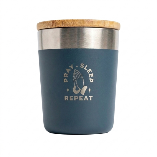 PRAY SLEEP REPEAT – Thermobecher