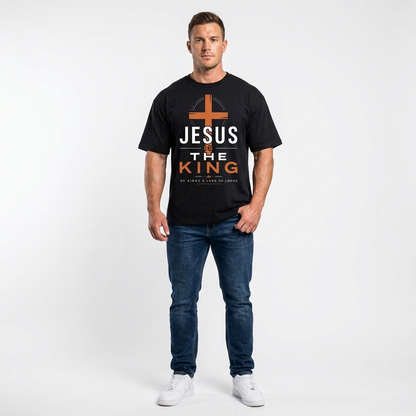 JESUS IS THE KING - Oversized Shirt