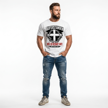 AUFERSTANDEN weiß – Regular Shirt