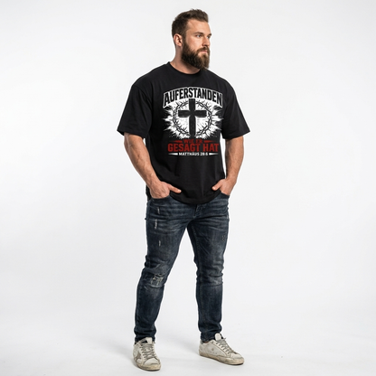 AUFERSTANDEN SCHWARZ - Oversized Shirt