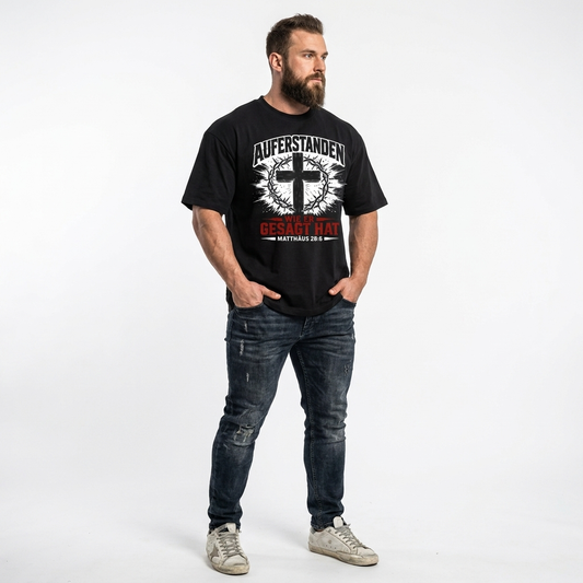 AUFERSTANDEN SCHWARZ - Oversized Shirt