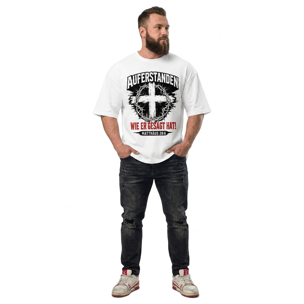AUFERSTANDEN WEISS - Oversized Shirt