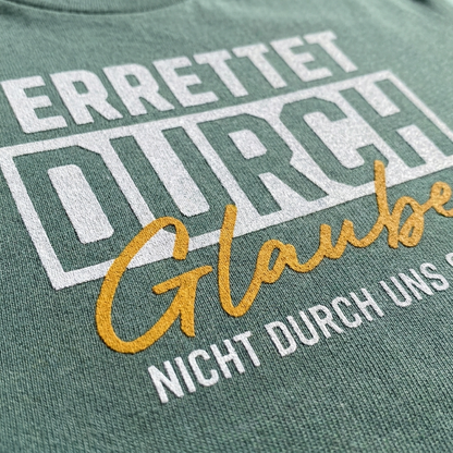 ERRETTET DURCH GLAUBEN – Regular Shirt