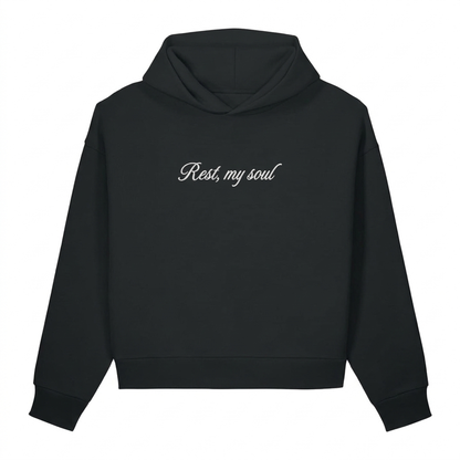 REST, MY SOUL - Oversized boxy Hoodie