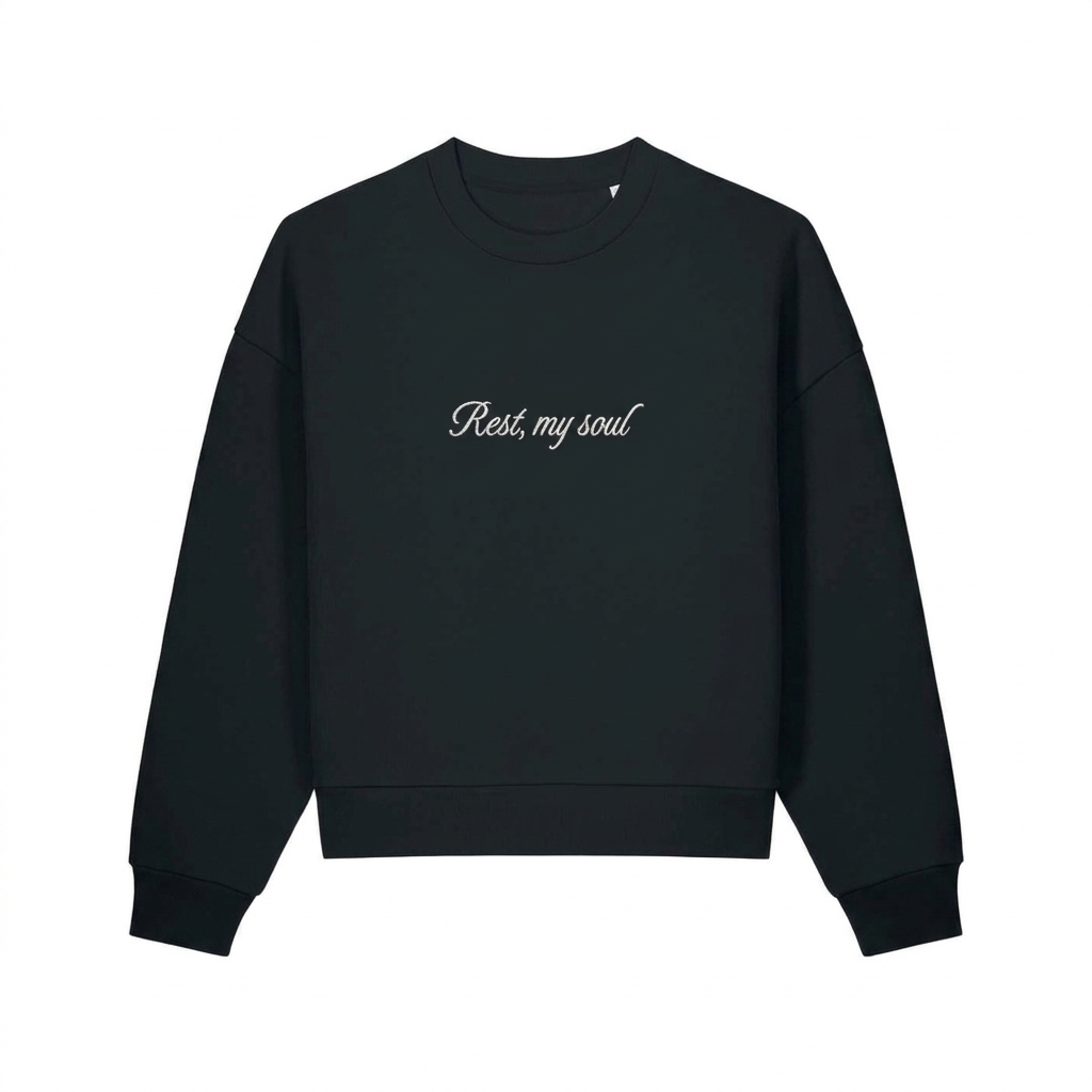 REST, MY SOUL - Oversized boxy Sweater