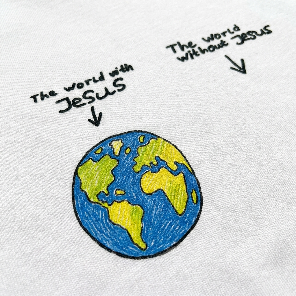 THE WORLD WITHOUT JESUS – Regular Shirt