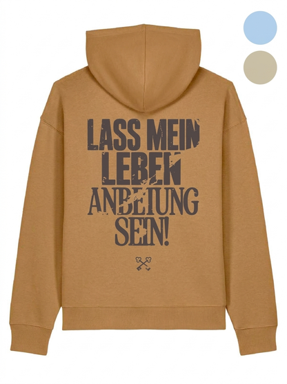 ANBETUNG DUNKLER PRINT - Hoodie Regular