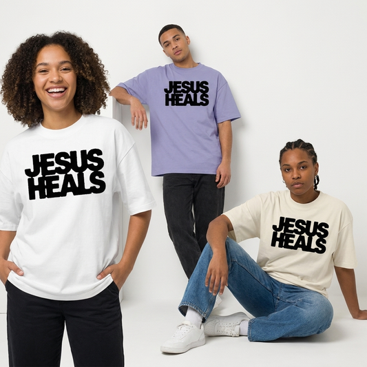JESUS HEALS - Oversized Shirt