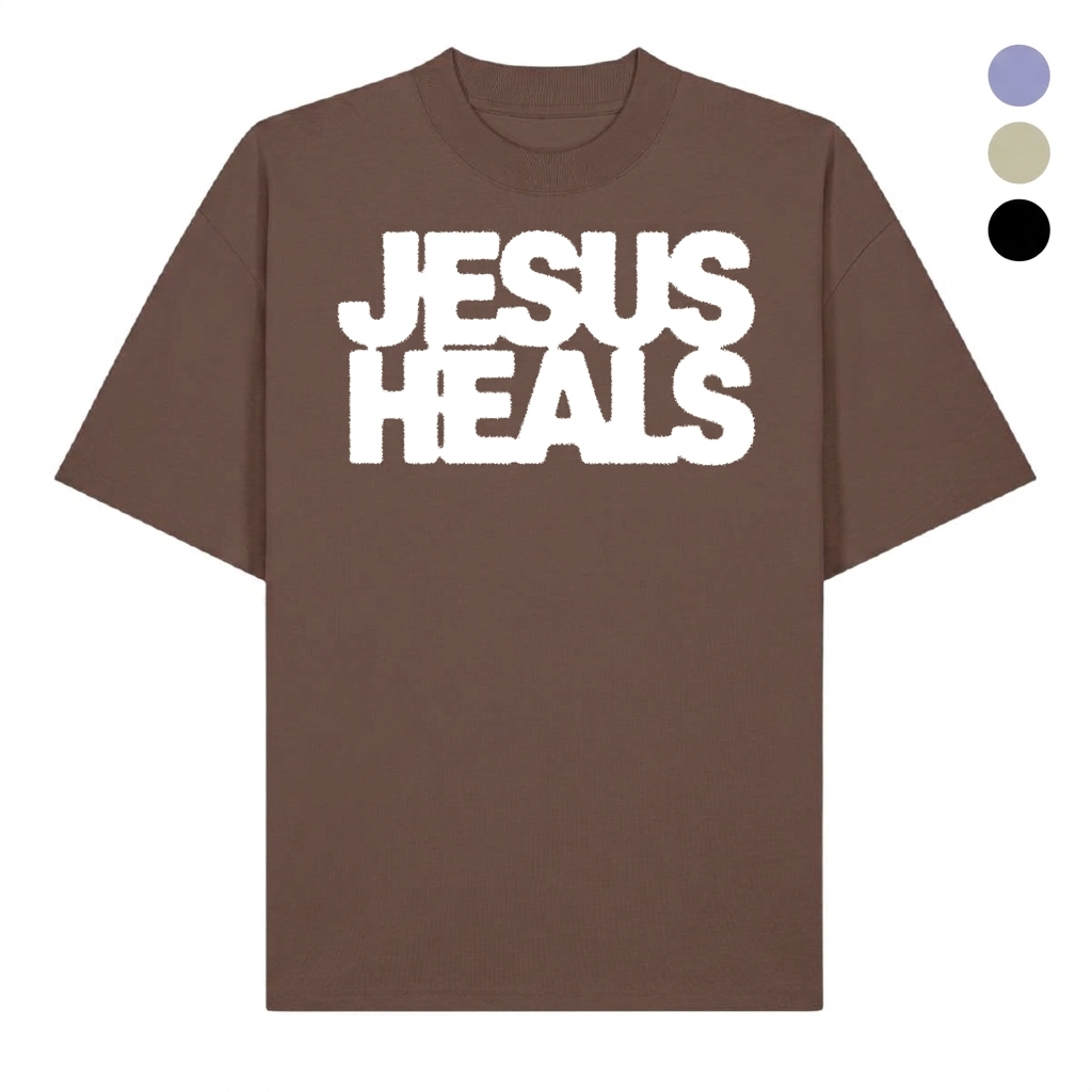JESUS HEALS  - Oversized Shirt