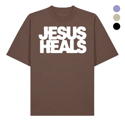JESUS HEALS  - Oversized Shirt