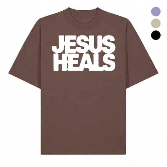 JESUS HEALS  - Oversized Shirt